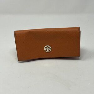 Tory Burch sunglasses glasses case orange soft logo